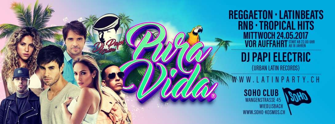 DJ Papi Electric presents PURA VIDA - Hot Reggaeton, RnB, Tropical Hits