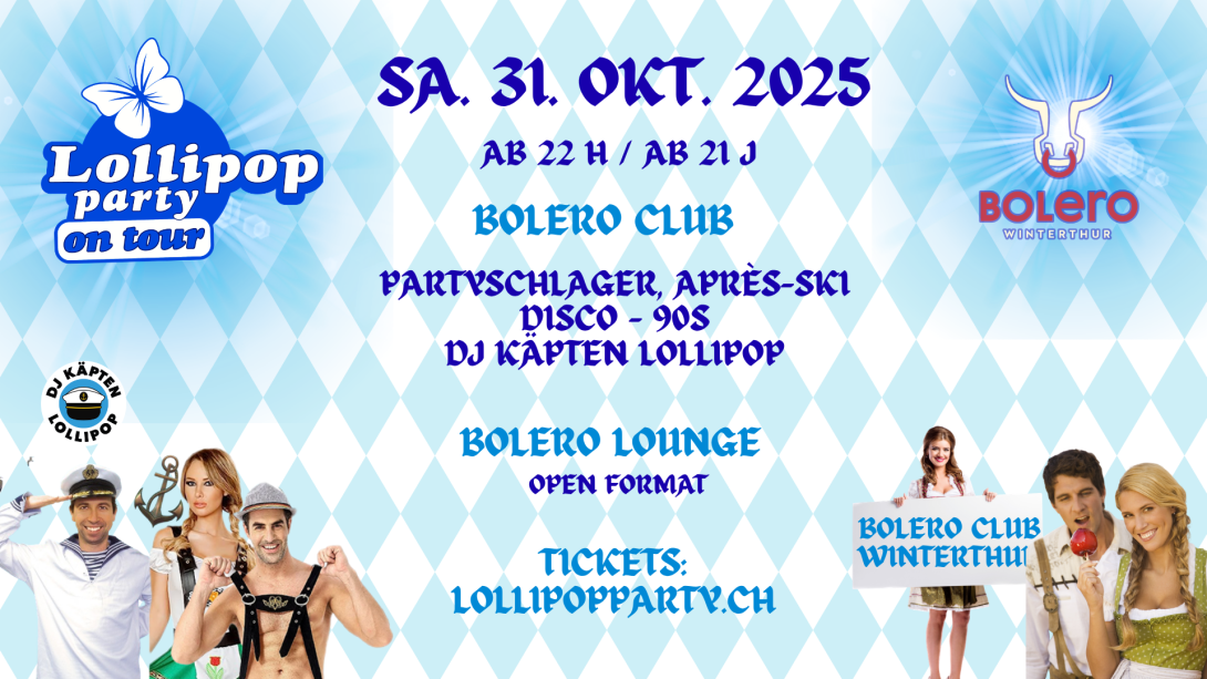Lollipop Party on Tour im Bolero Winterthur